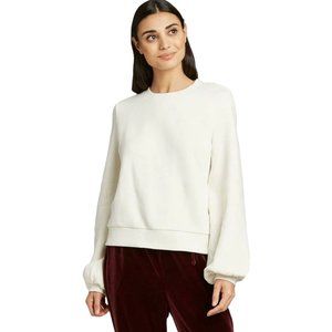 Small  Crewneck Bell Sleeve Sweatshirt